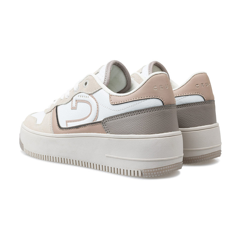 Cruyff Zapatillas Deportivas Mujer Modelo Campo Low Lux CC243901-157 White/Taupe.