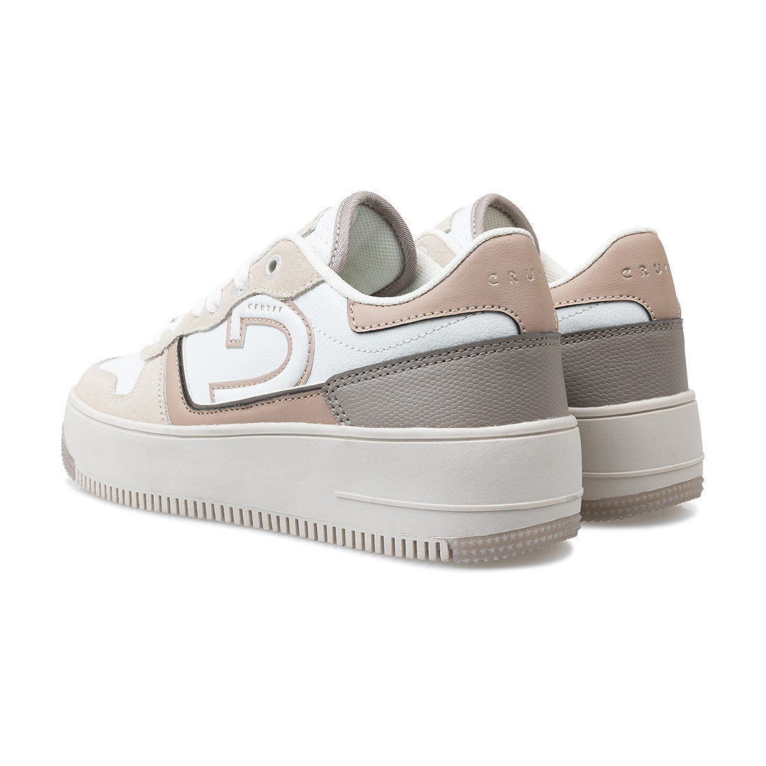 Cruyff Zapatillas Deportivas Mujer Modelo Campo Low Lux CC243901-157 White/Taupe.