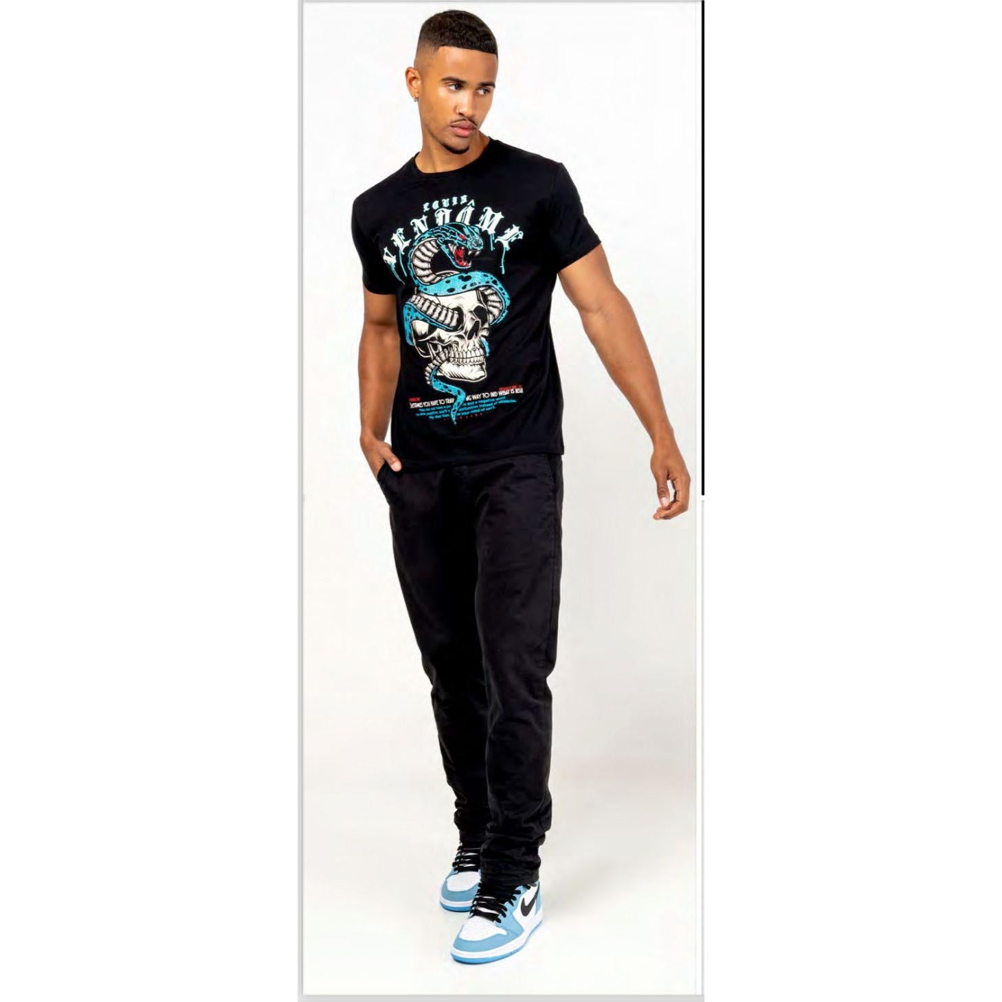 LOUIS VENDOME CAMISETA HOMBRE LV-65 Black.