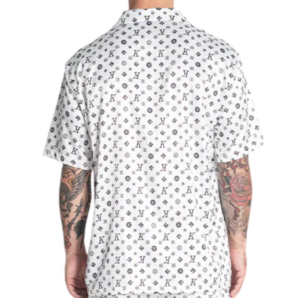 GIANNI KAVANAGH Camisa Gianni Kavanagh de Saten Blanca GM006527 Hombre.
