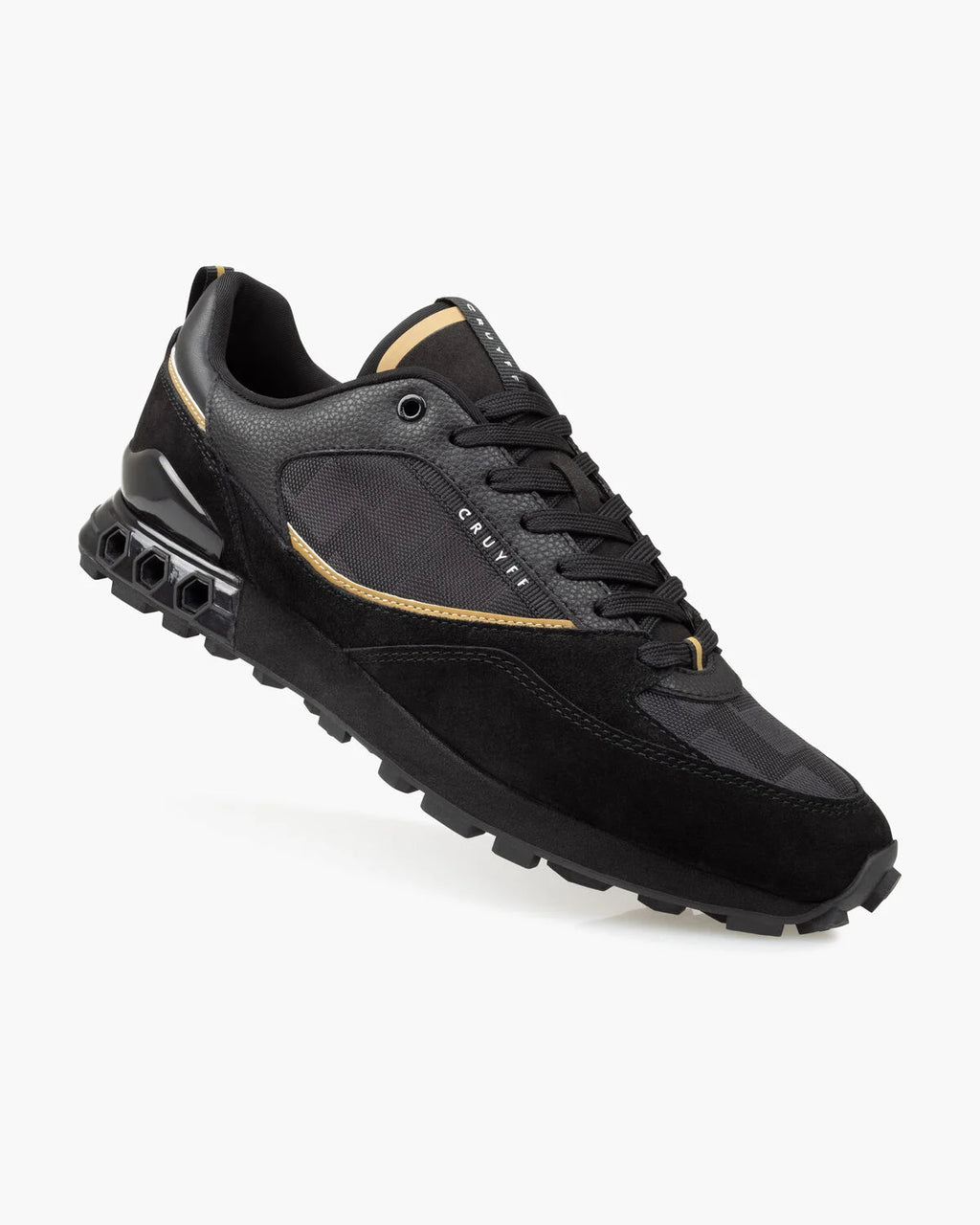 Cruyff Zapatillas Hombre Modelo Snyper CC253090-960 Black-Gold.