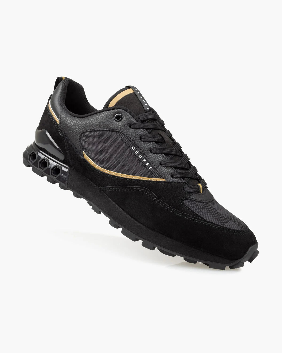 Cruyff Zapatillas Hombre Modelo Snyper CC253090-960 Black-Gold.