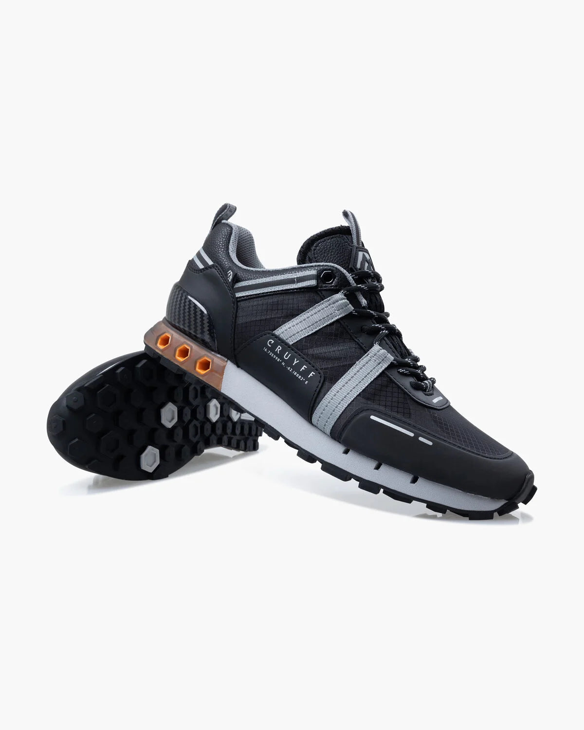 Cruyff Zapatillas Deportivas Hombre Modelo Fearia Inter Lace // Montserrat CMF243150-958 Black/Grey.