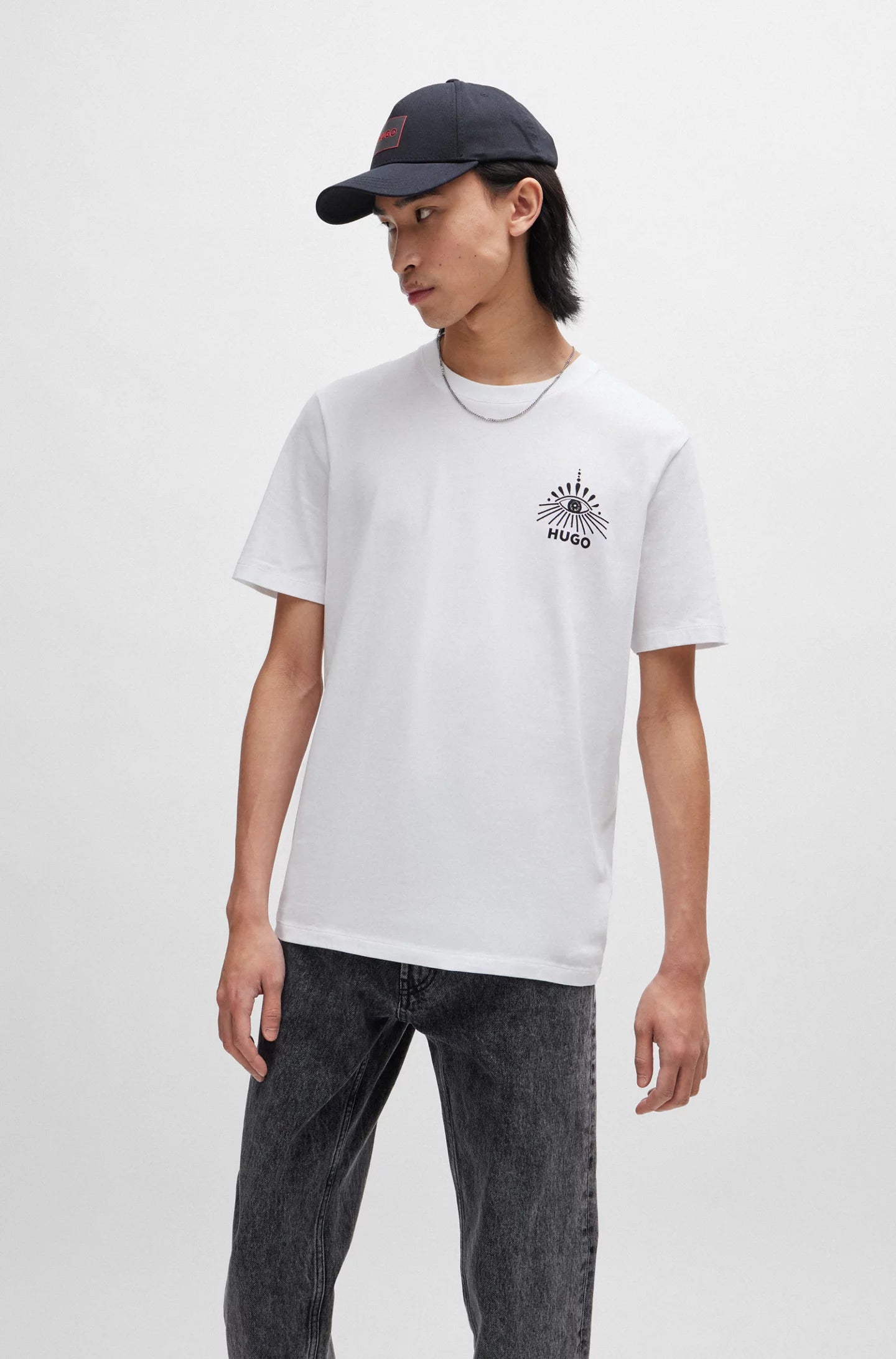 HUGO BOSS - Camiseta Manga Corta  para hombre 50513828-100 White.