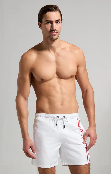 BIKKEMBERGS BAÑADOR HOMBRE COLOR BLANCO.