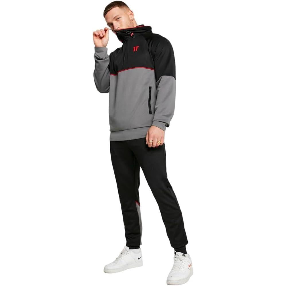 ELEVEN DEGREES CHANDAL HOMBRE. 11D1277-981 Negro/Gris.