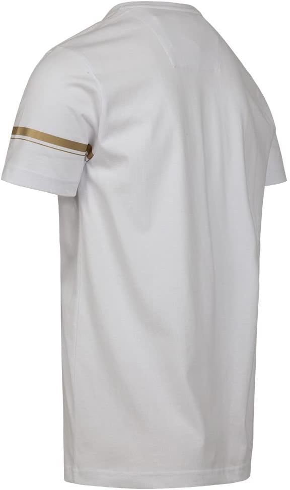 Cruyff Camiseta Modelo Ezra White/Gold. CA231025-160.
