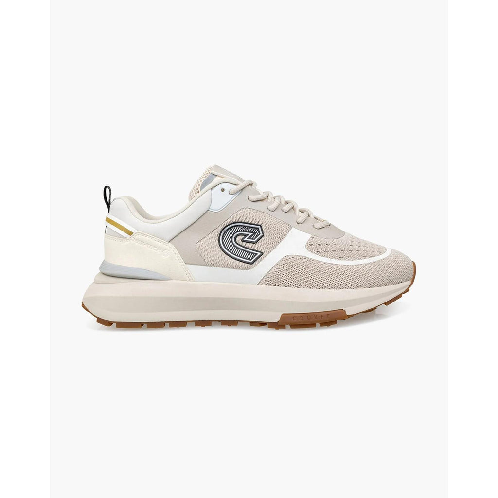 Cruyff Zapatillas Deportivas Hombre Modelo Fuzeknit CC241100-101 Cream.