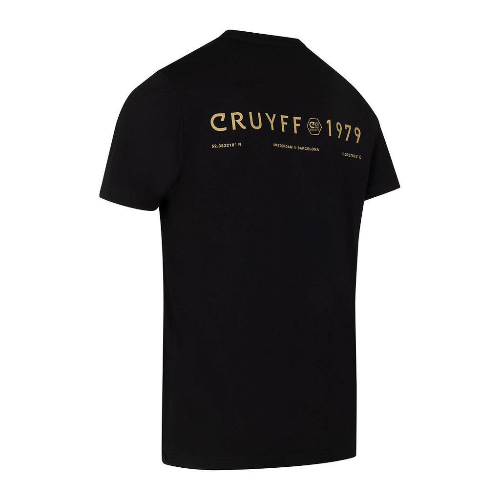 Cruyff Camiseta Hombre Modelo CA251041-960 Black/Gold.