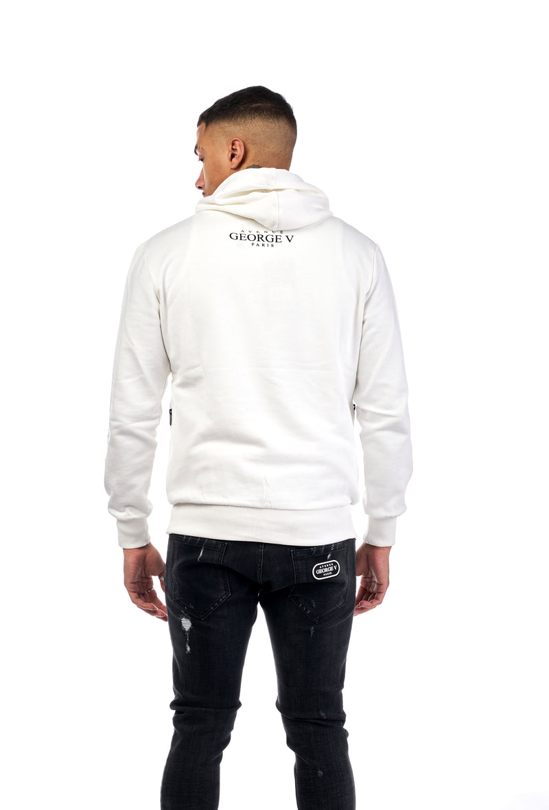 GEORGE-V Sudadera con Capucha GV-2094 WHITE..