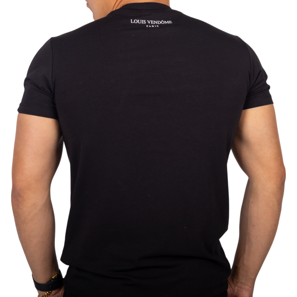 LOUIS VENDOME CAMISETA HOMBRE LV-71-2 BLACK..