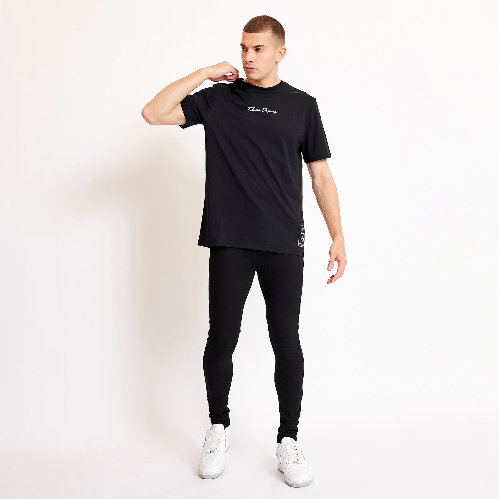 Eleven Degrees 11º City Map Graphic T-Shirt - Black 11D3736-001