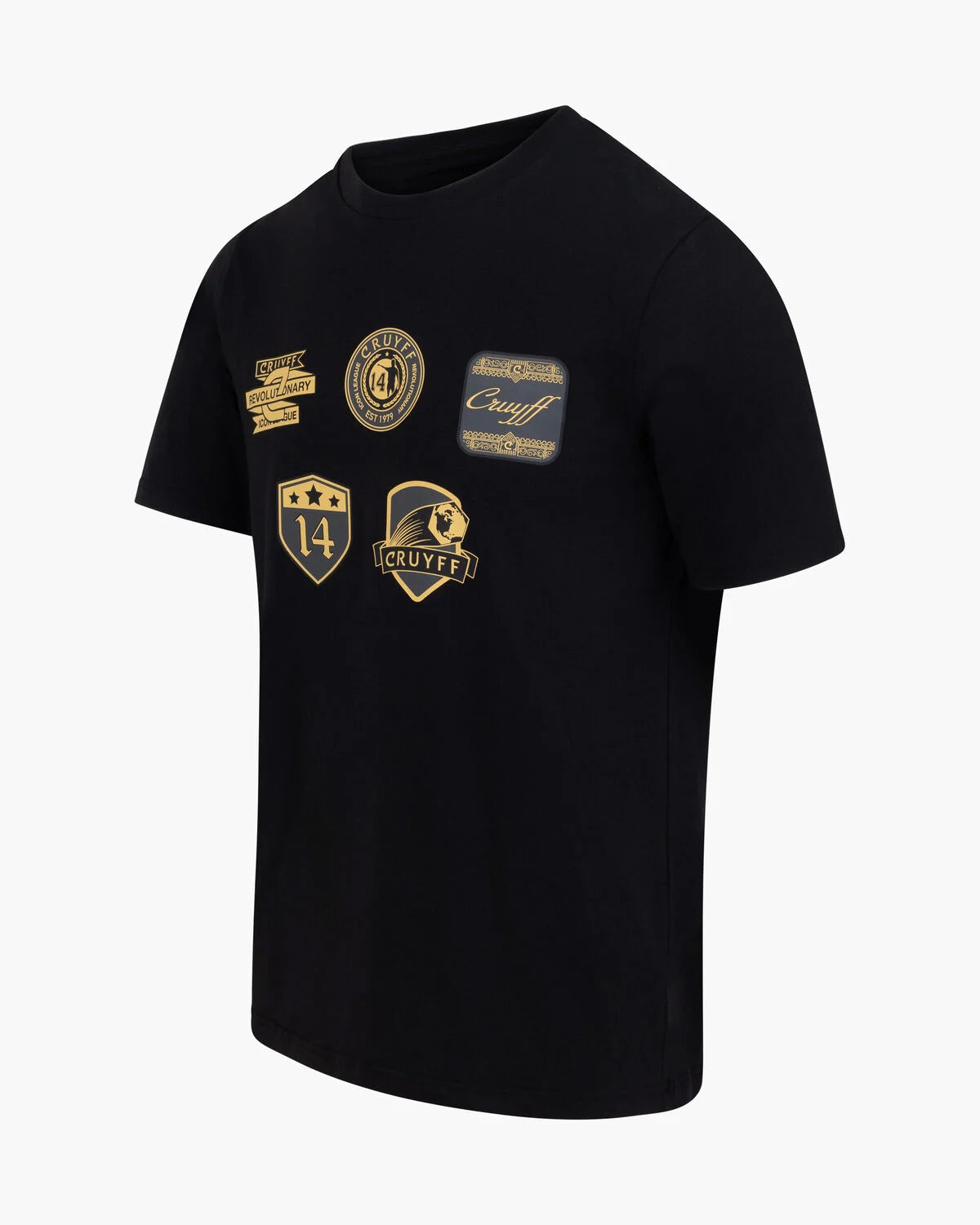 Cruyff Camiseta Hombre Modelo Badge  CA251057-960 Black/Gold.