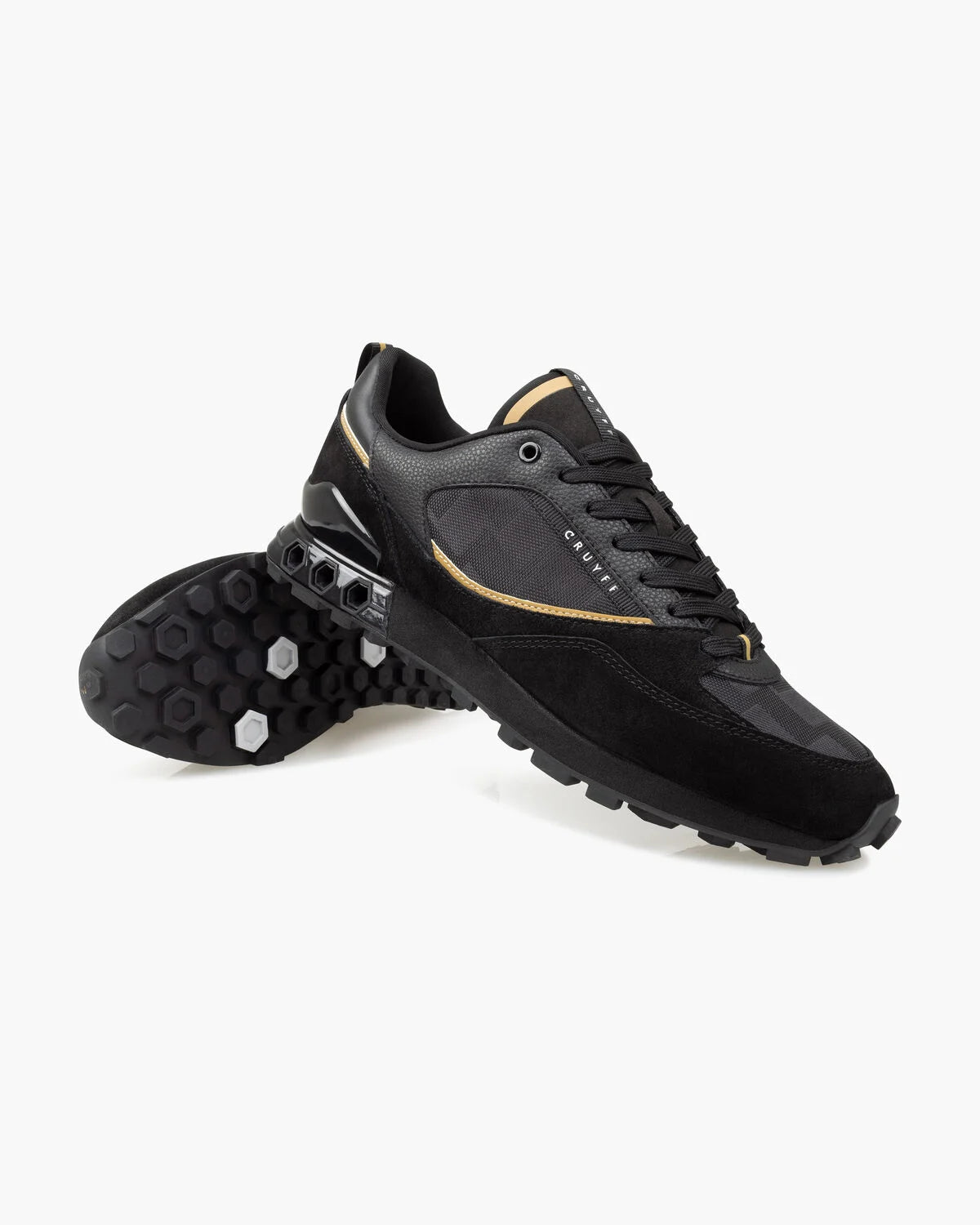 Cruyff Zapatillas Hombre Modelo Snyper CC253090-960 Black-Gold.