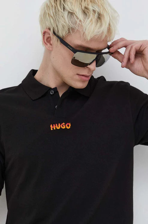 HUGO BOSS POLO HOMBRE  50504559-001 Color Negro.