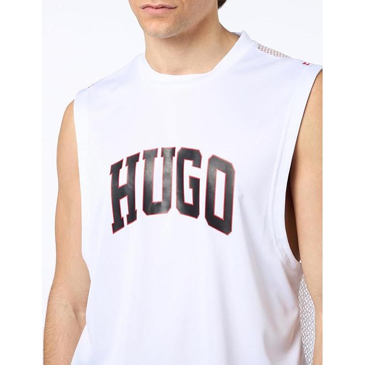 HUGO Conjunto de malla para hombre, 50515479-100 Whiite.