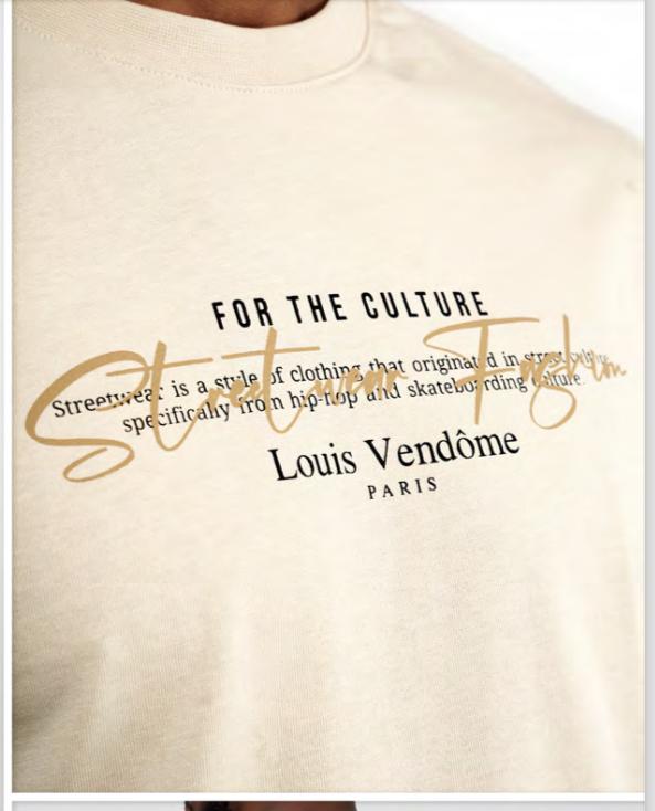 LOUIS VENDOME CAMISETA HOMBRE LV-62 Beige.