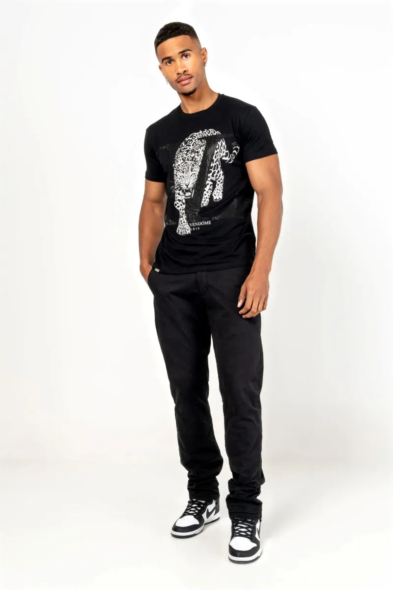 LOUIS VENDOME CAMISETA HOMBRE LV-66 Black.