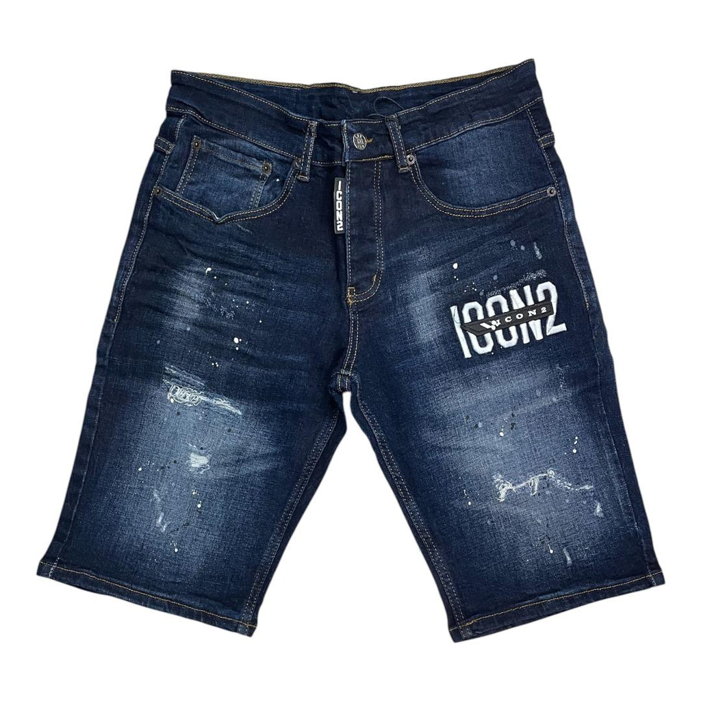 ICON2 Pantalon Corto de hombre de algodón elástico, colección Primavera/Verano (6310).