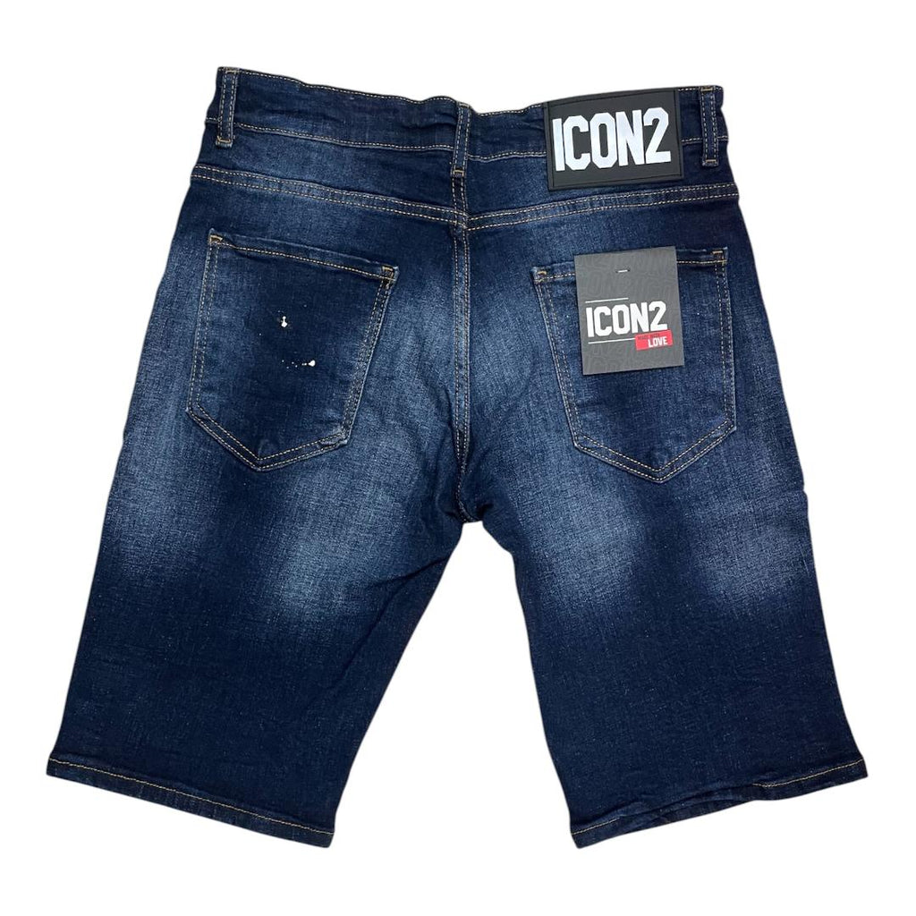 ICON2 Pantalon Corto de hombre de algodón elástico, colección Primavera/Verano (6310).