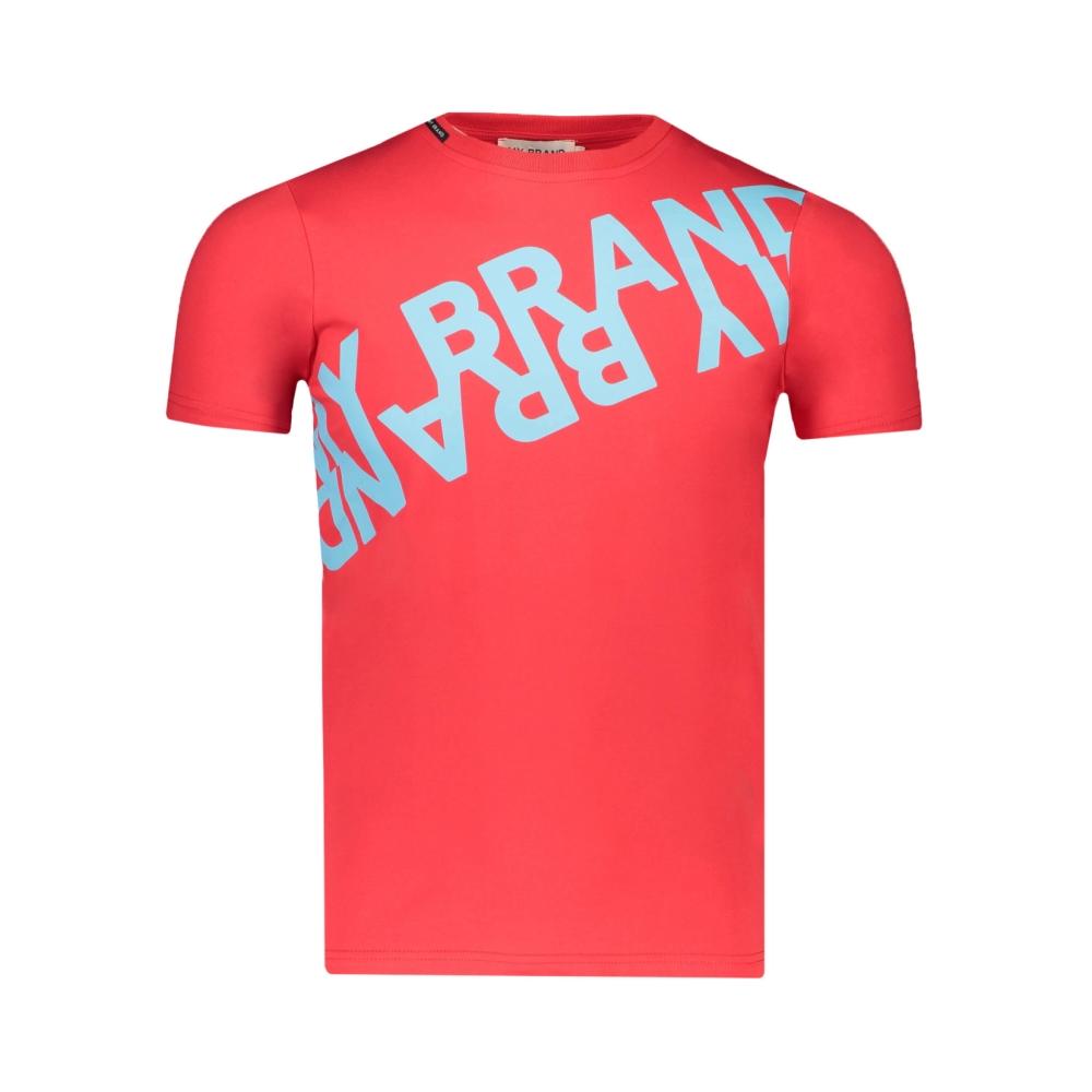 MY BRAND Camiseta Hombre MB Double Branding 1-X22-001-C-0066 Red.