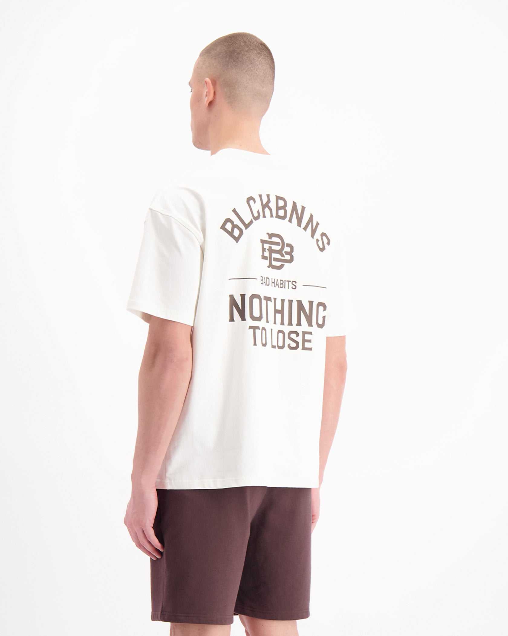 BLACK BANANAS Conjunto Hombre Modelo Bad Habits:1.125.3.26 White.