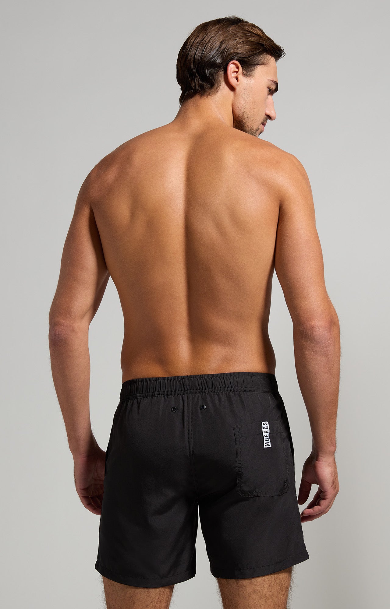 BIKKEMBERGS BAÑADOR HOMBRE COLOR NEGRO.