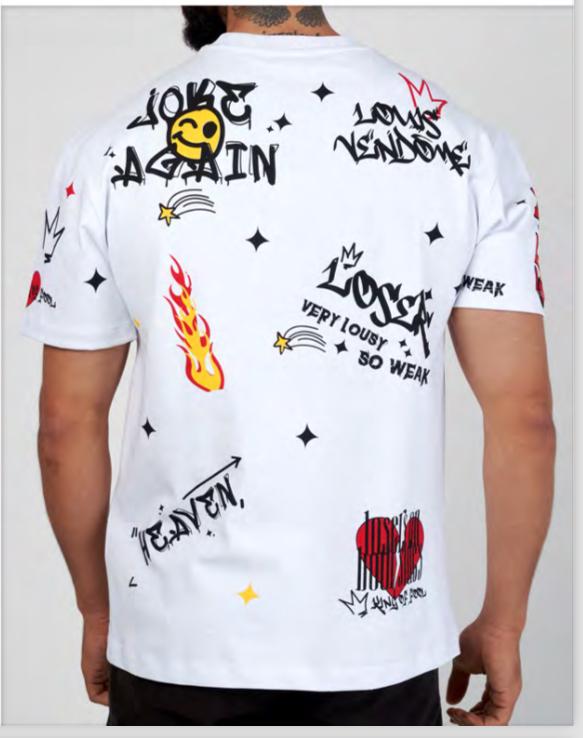 LOUIS VENDOME PARIS CAMISETA HOMBRE MODELO:LV-74 White.