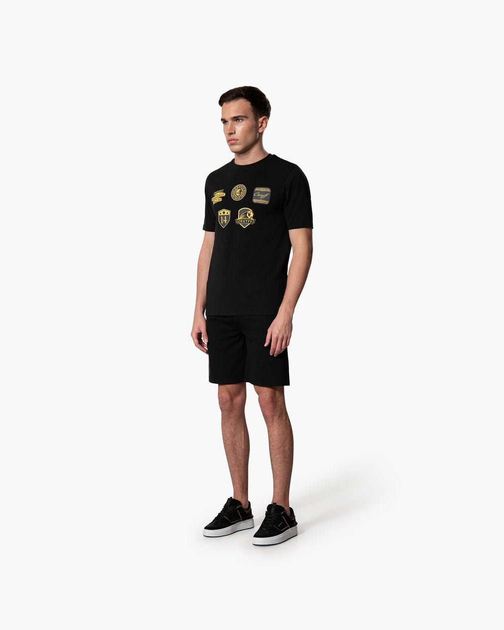Cruyff Conjunto Hombre Modelo Badge CA251057-960 Black/Gold.