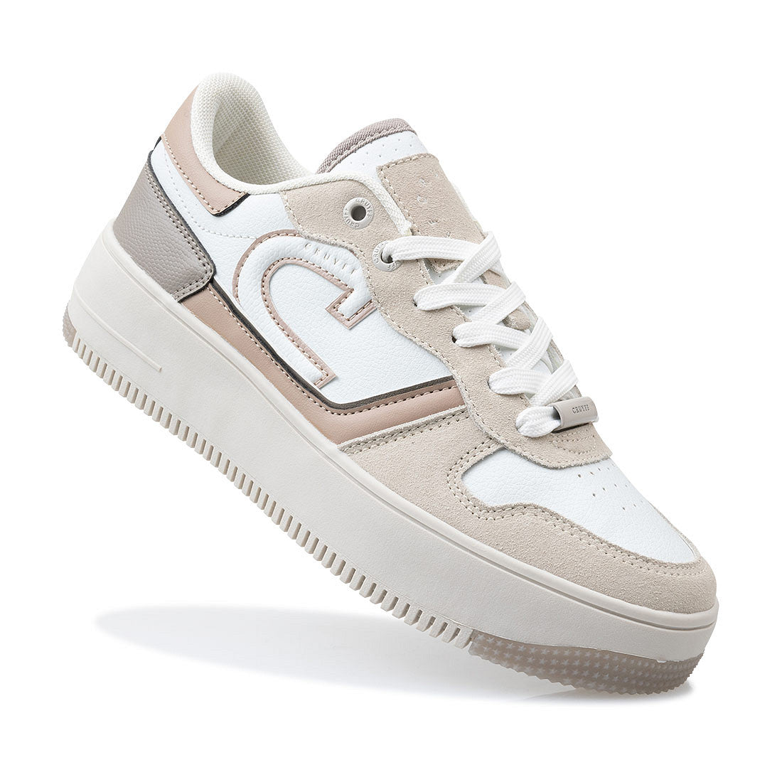 Cruyff Zapatillas Deportivas Mujer Modelo Campo Low Lux CC243901-157 White/Taupe.