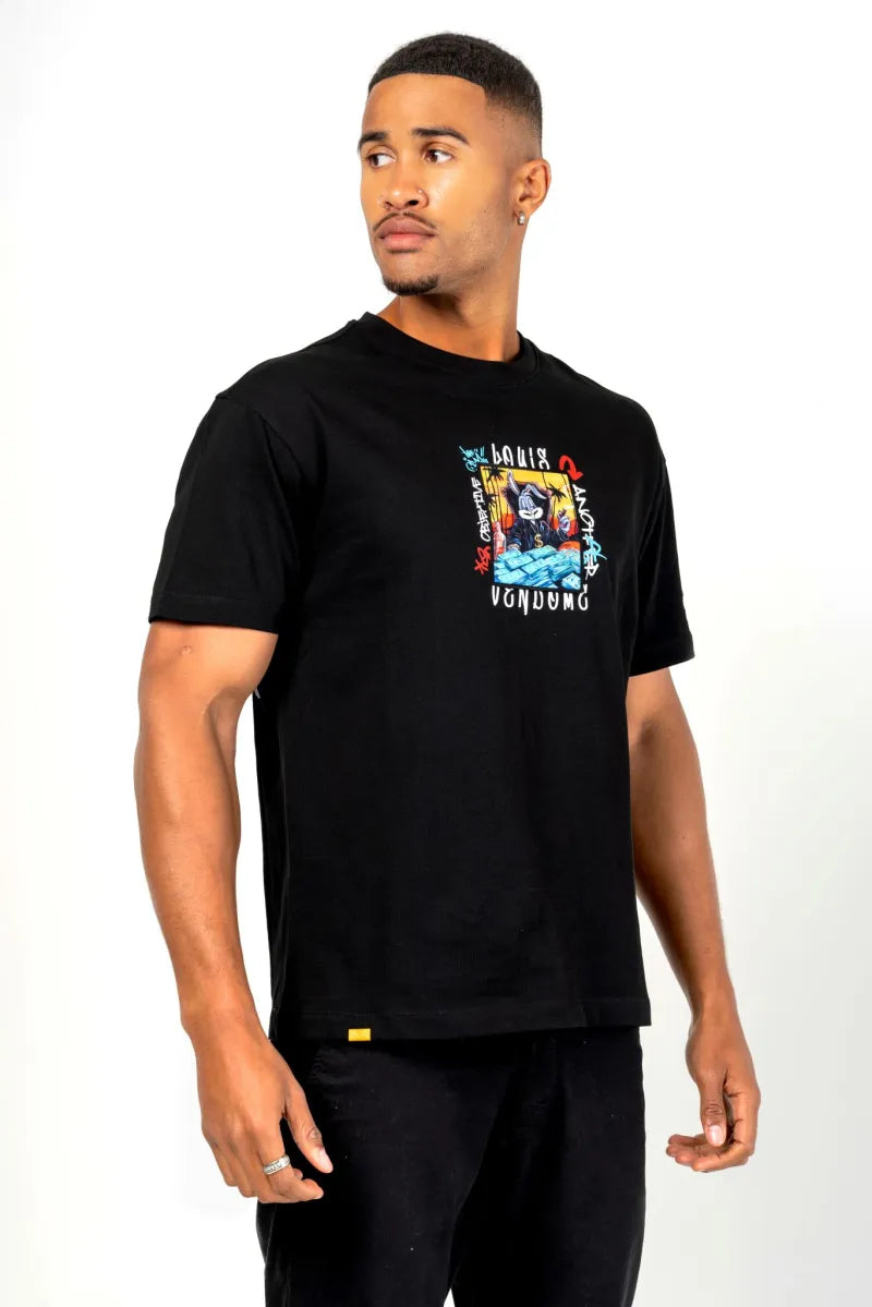 LOUIS VENDOME PARIS CAMISETA HOMBRE MODELO: LV-63 Black.