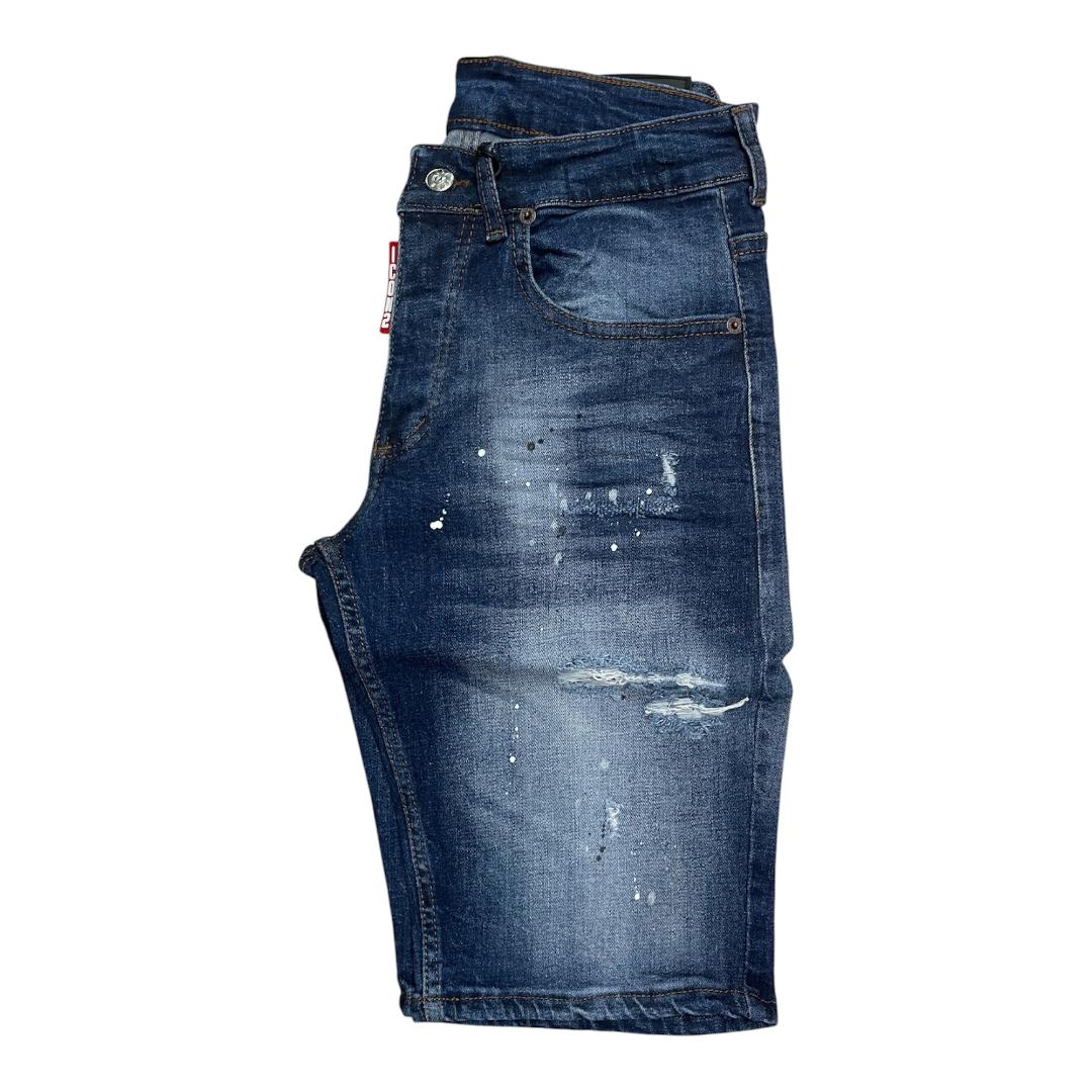 ICON2 Pantalon Corto de hombre de algodón elástico, colección Primavera/Verano (6315).