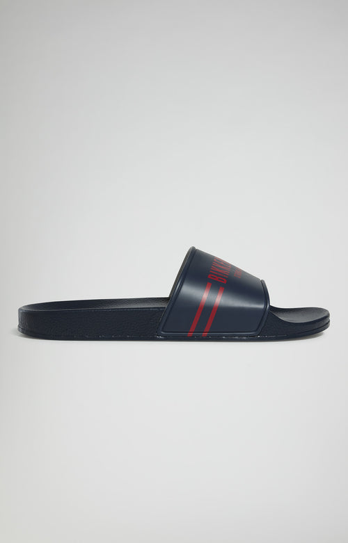 CHANCLAS BIKKEMBERGS. COLOR AZUL MARINO..