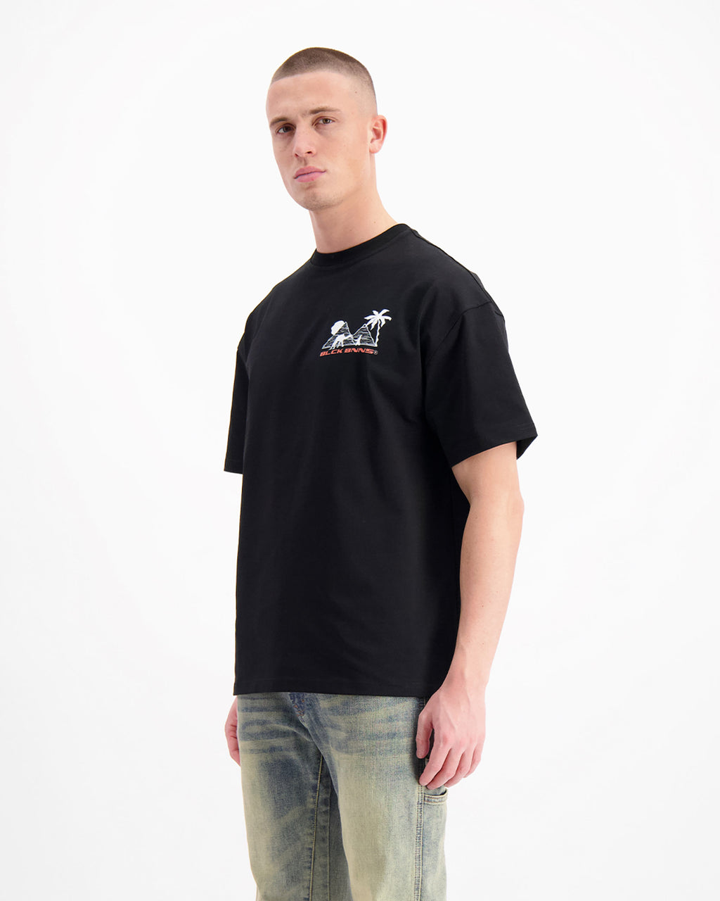 BLACK BANANAS Camiseta Hombre Modelo:1.125.3.09 Black.