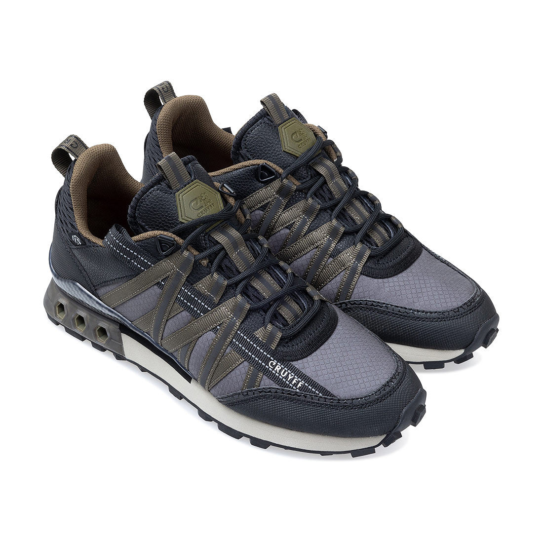 Cruyff Zapatillas Deportivas Hombre Modelo Fearia // Montserrat CMF243100-559 Black/Olive.