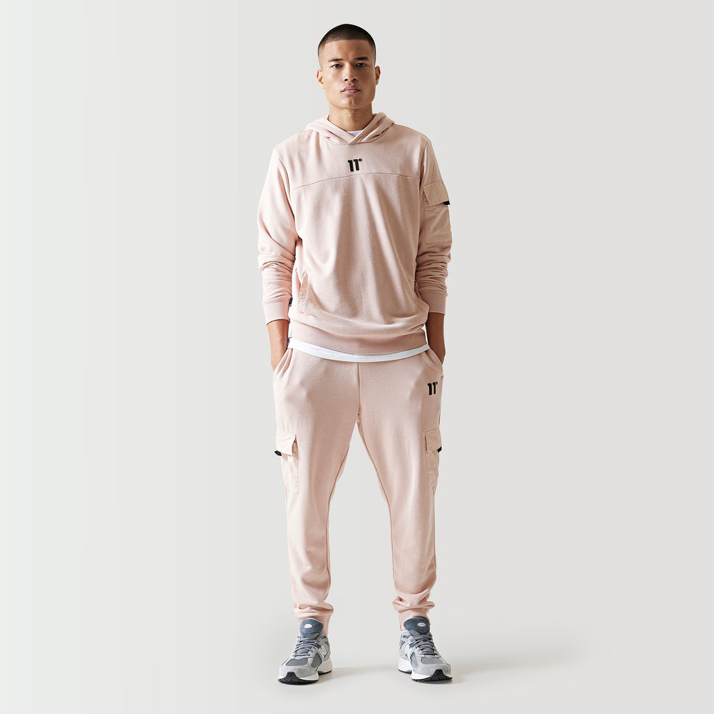 Eleven Degrees 11º Chandal Hombre  Rosa Logo Pequeño 11D3310-567.