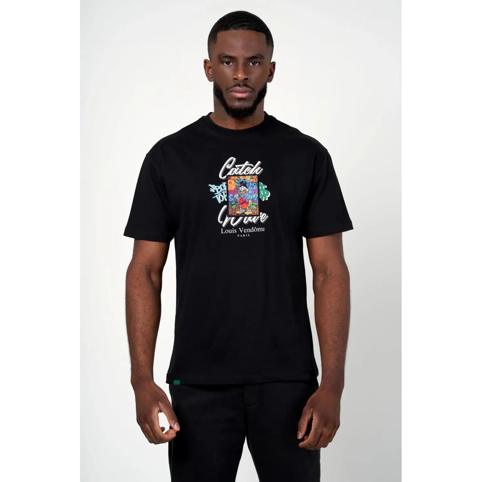 LOUIS VENDOME PARIS CAMISETA HOMBRE MODELO: LV-60 Black..