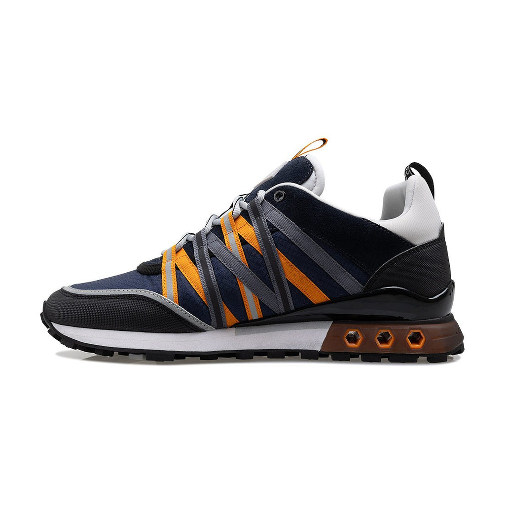 CRUYFF Zapatillas Hombre Modelo Fearia Hex-Tech CC241082-682 Navy/Orange.