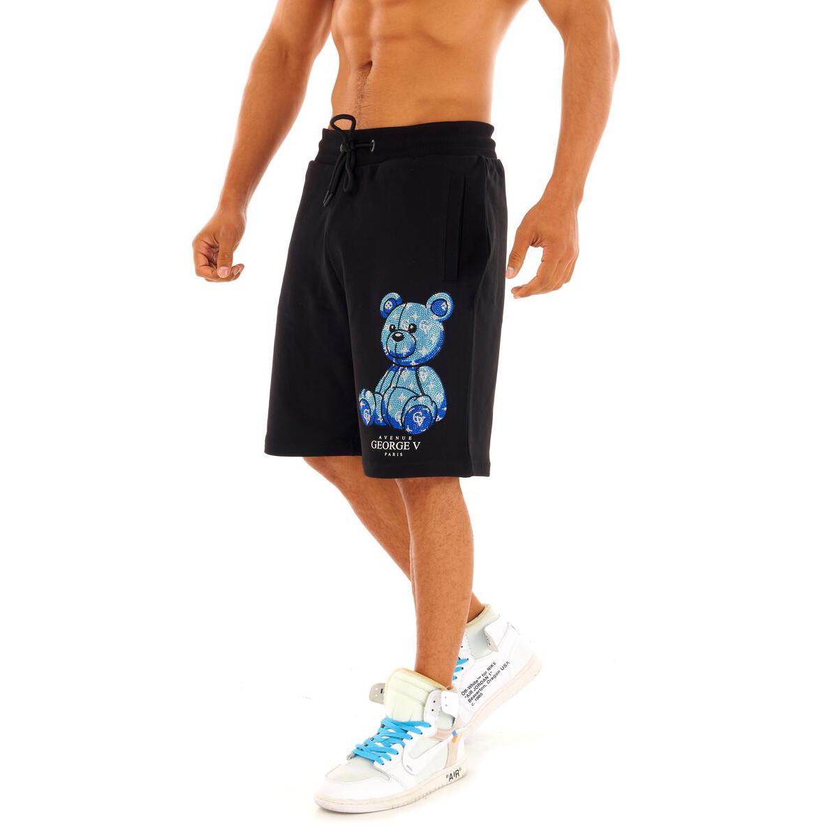 GEORGE-V .Pantalon Corto Hombre GV-2237 Black/Blue.