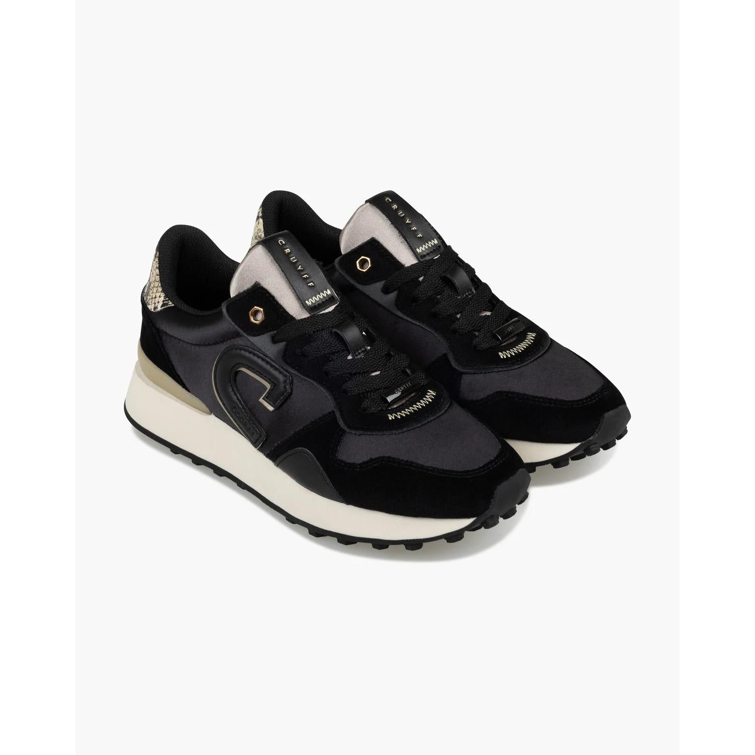 Cruyff Zapatillas de mujer modelo Park Runner. CC251940-960 Black/Gold.