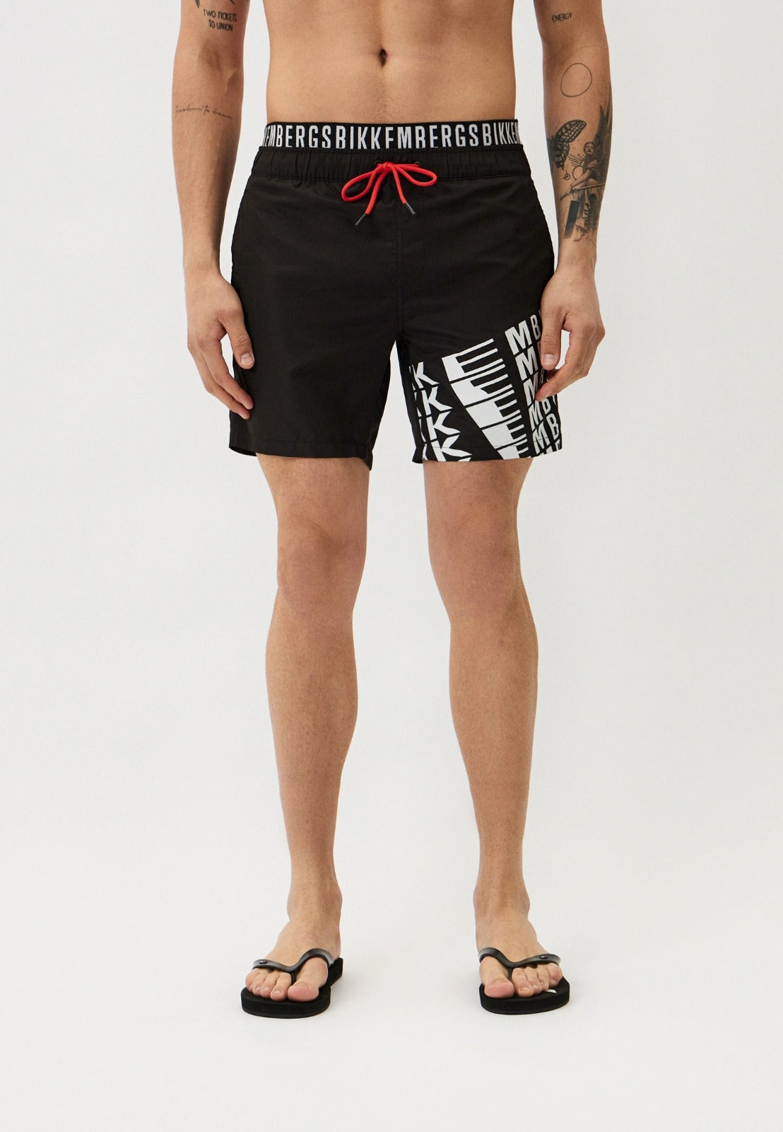 BIKKEMBERGS BAÑADOR HOMBRE COLOR NEGRO. BKK3MBM10.