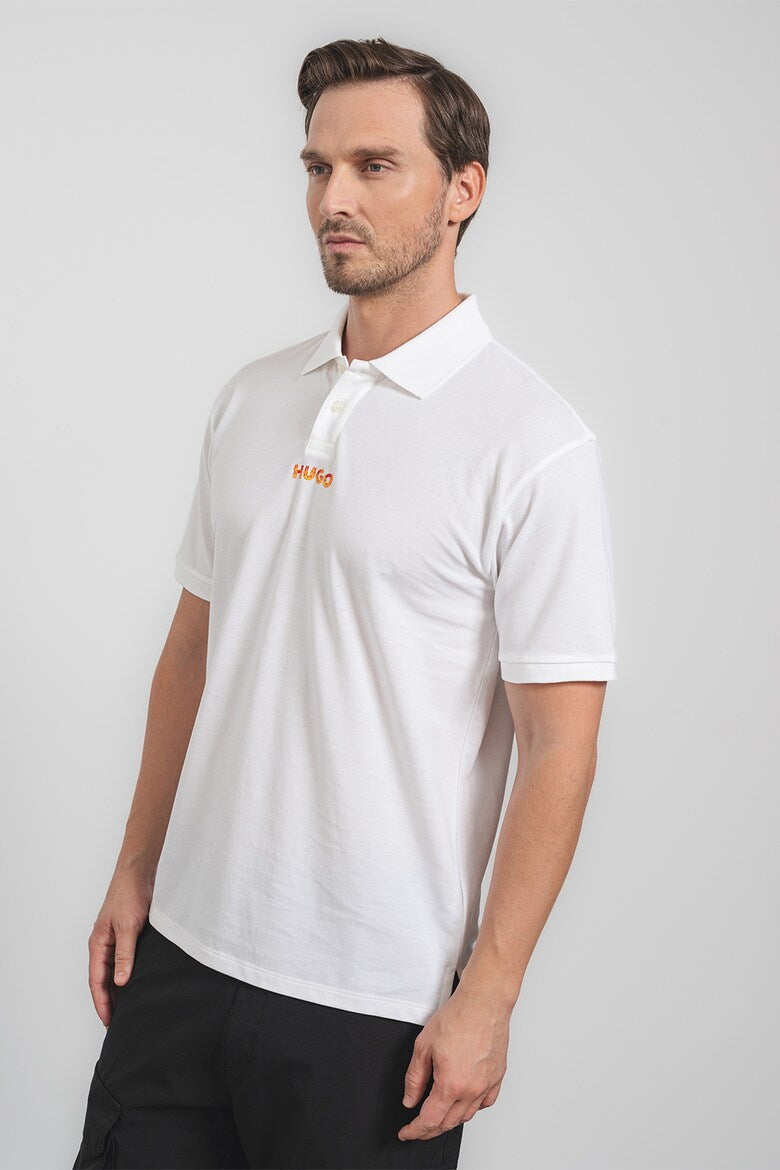 HUGO BOSS POLO HOMBRE  50504559-100.Color Blanco.