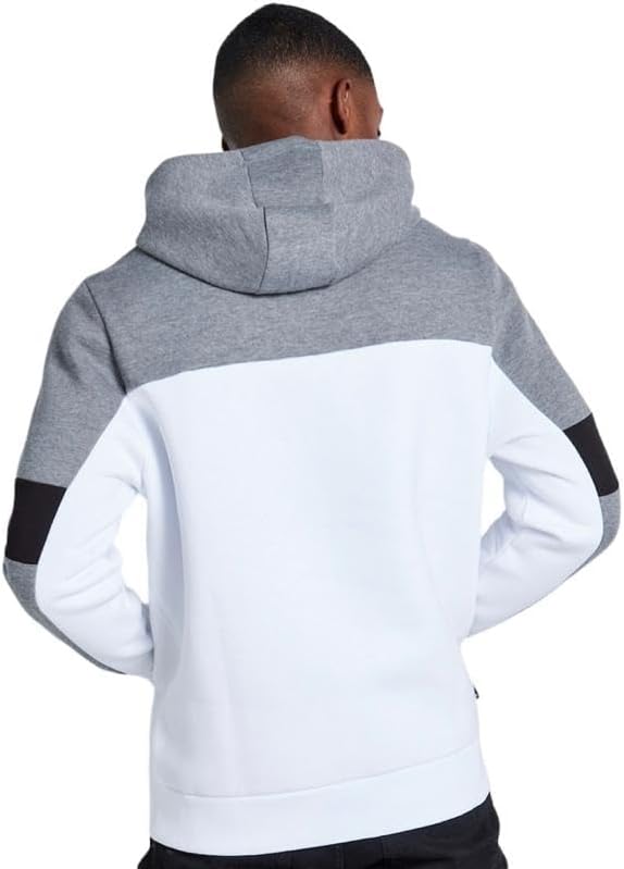 ELEVEN DEGREES SUDADERA CON CAPUCHA  Blanco/CARBÓN Marl/Negro-11D3338-1048