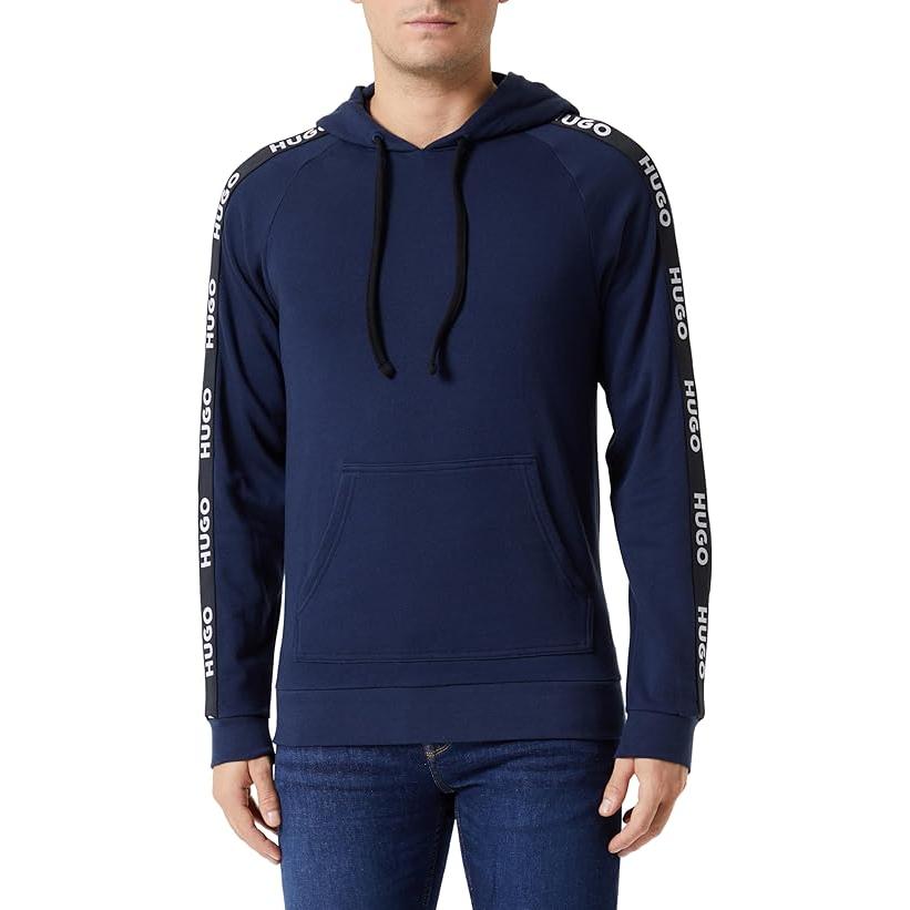 HUGO BOSS Sudadera Con Capucha  para hombre 50497003-405 Azul Marino.