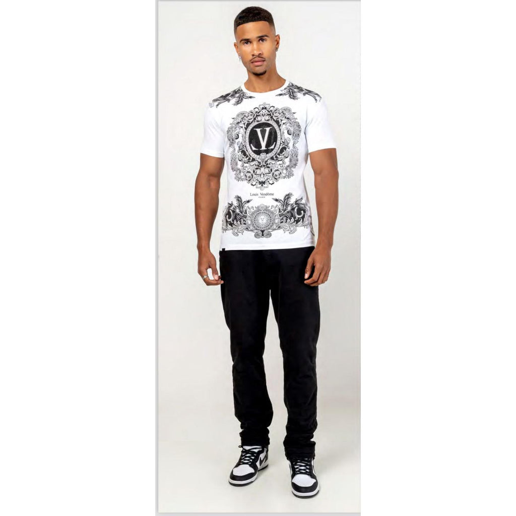 LOUIS VENDOME CAMISETA HOMBRE LV-72 White..