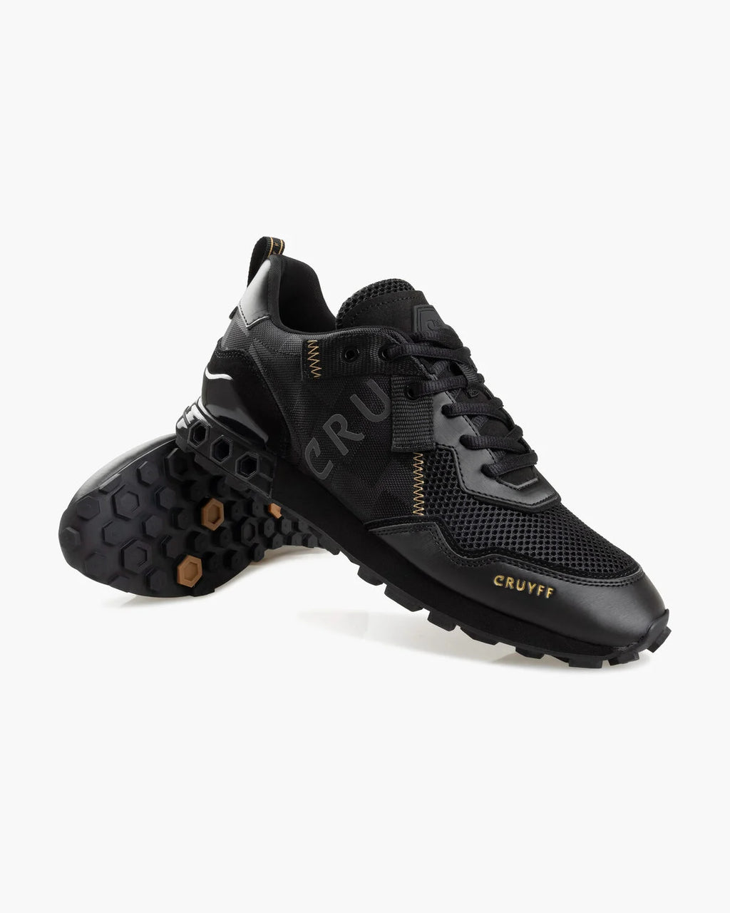 Cruyff Zapatillas Hombre Superbia ,CC253080-960 Black/Gold.