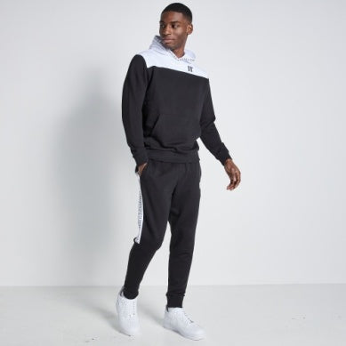Eleven Degrees Sudadera Hombre 11D3318-047 Black/White