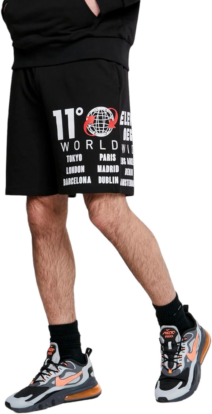Eleven Degrees 11º .Pantalón corto WORLDWIDE – Negro 11D3102-001