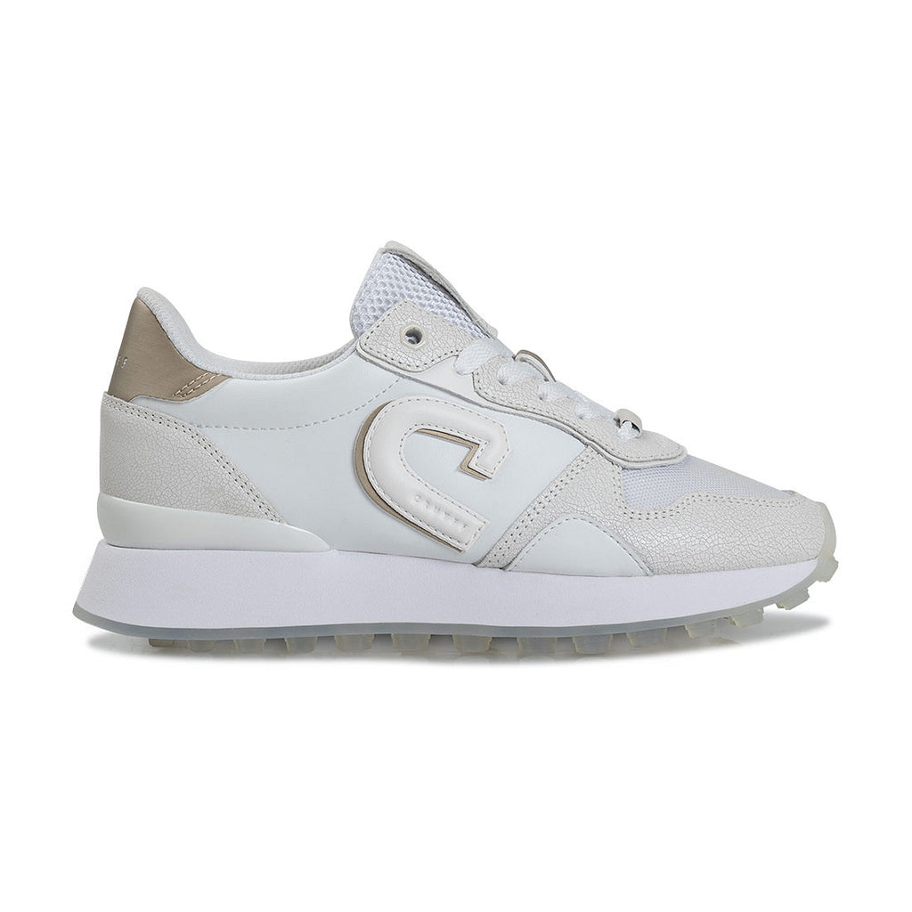 Cruyff Zapatillas de mujer modelo Park Runner. CC251943-160 White/Gold.
