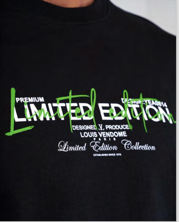 LOUIS VENDOME CAMISETA HOMBRE LV-54 Black/Green.